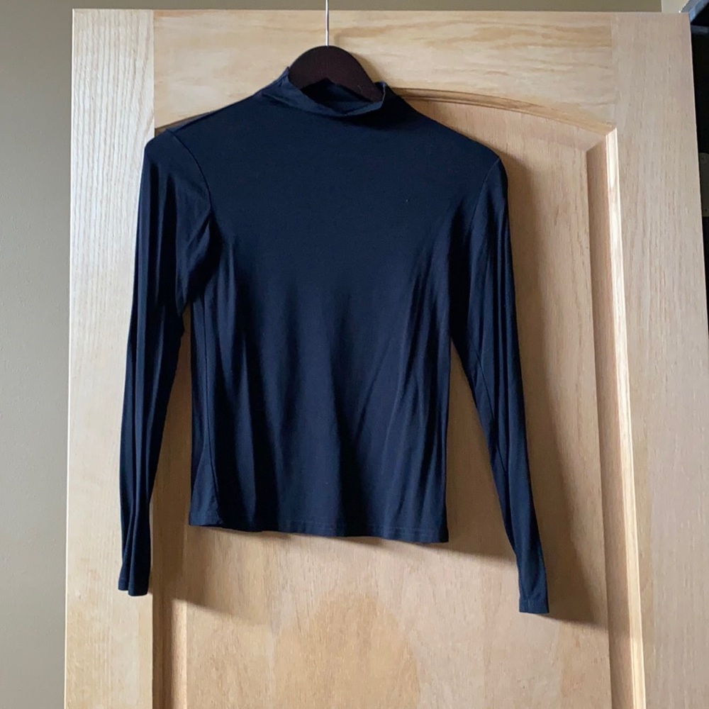 Black turtle neck